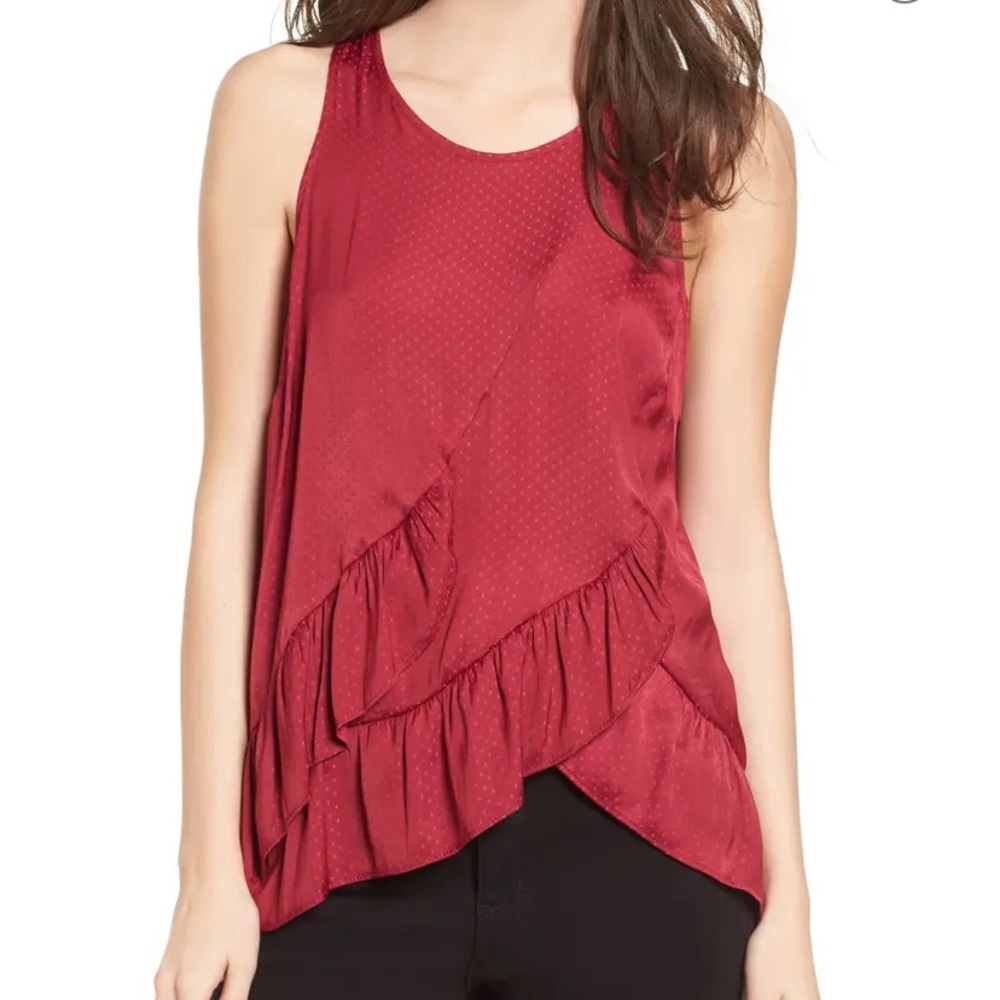 Devlin plum sleeveless top